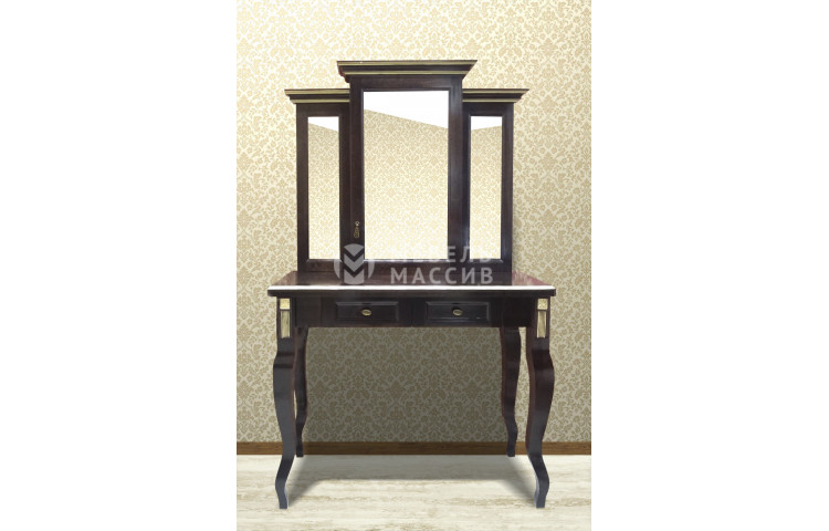 Дамский столик Грета (сосна, резьба береза)